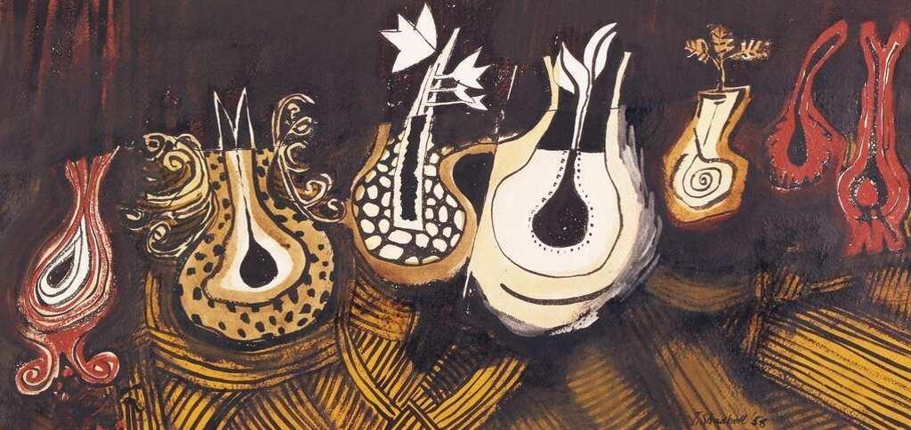 Jack Leaonard Shadbolt (1909-1998) - Seed Pods; 1958