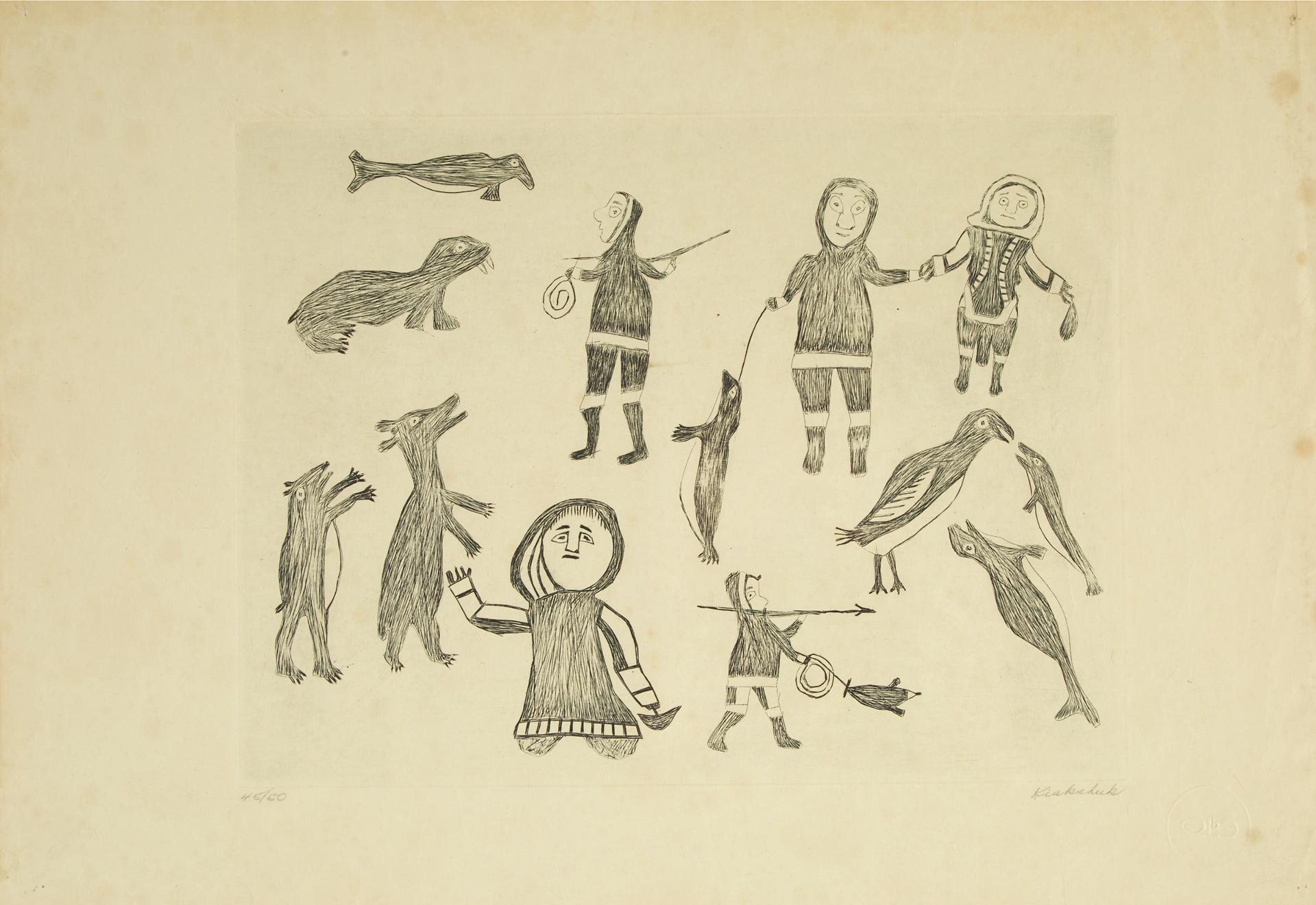 Kiakshuk (1886-1966) - Untitled