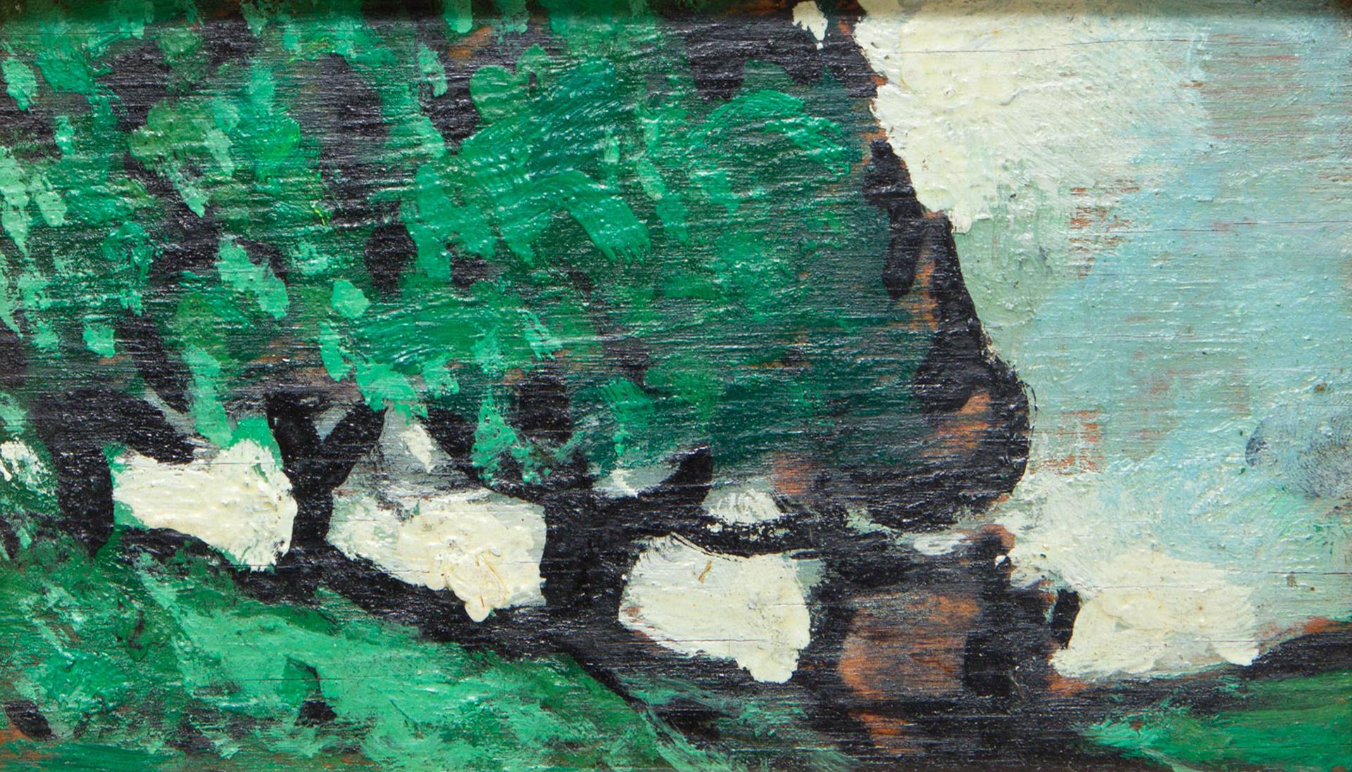 Marc-Aurèle Fortin (1888-1970) - Sans titre / Untitled (Paysage à la charrette), c. 1935