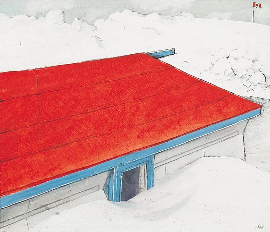 William Kurelek (1927-1977) - Deep Snow In Canada’S North