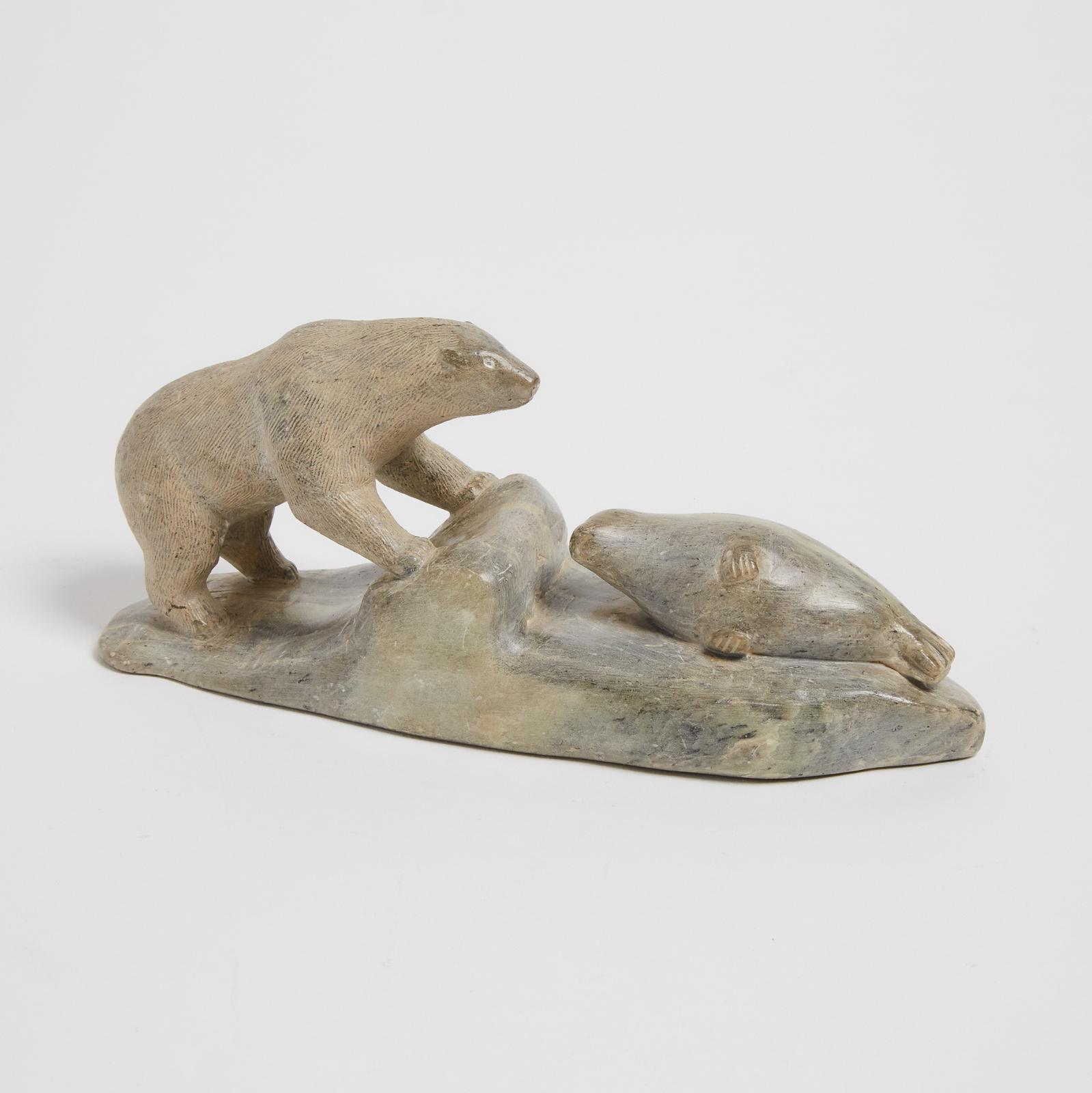 Josie Nowra (1917-1976) - Bear Stalking Seal