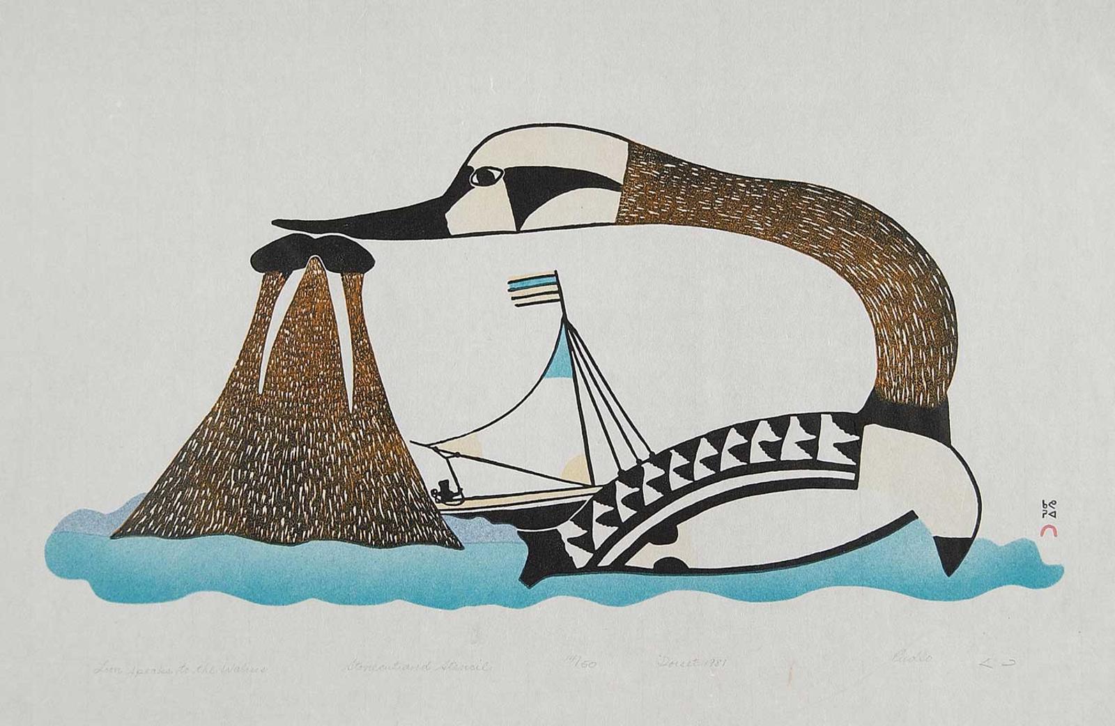 Pudlat (1923) - Loon Speaks to the Walrus #14/50