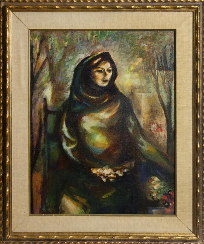 Anthony Thorn (1927-1914) - Flower Seller