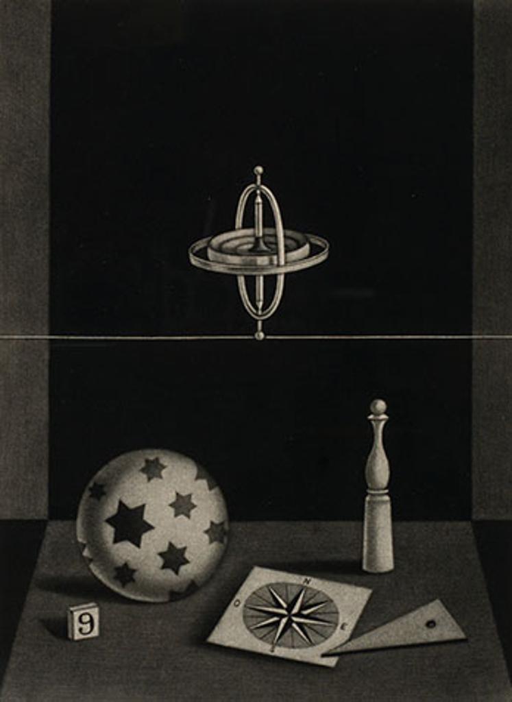 Kiyoshi Hasegawa (1981-1980) - Nature morte au gyroscope