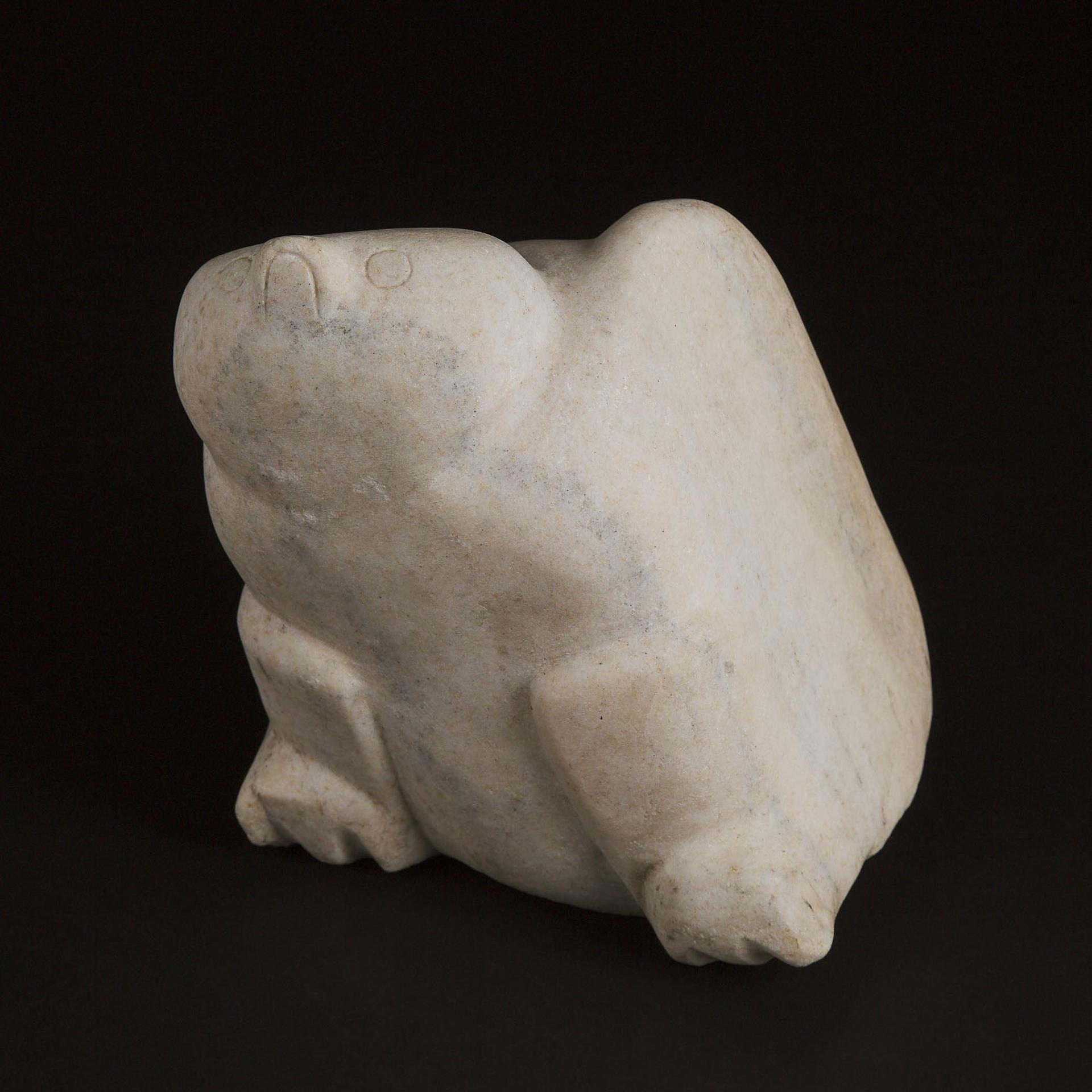 Latcholassie Akesuk (1919-2000) - Perched Owl, Ca. 1970
