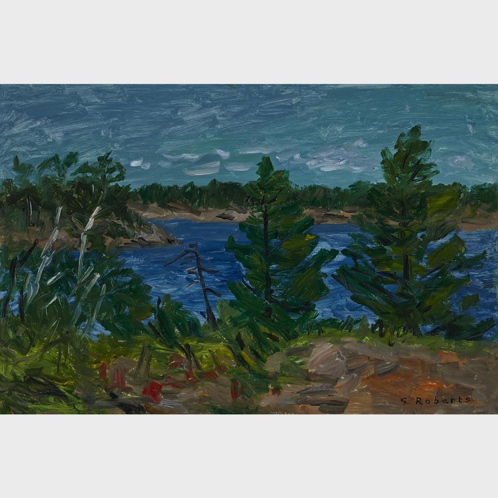 William Goodridge Roberts (1921-2001) - Pines Against Blue Waters
