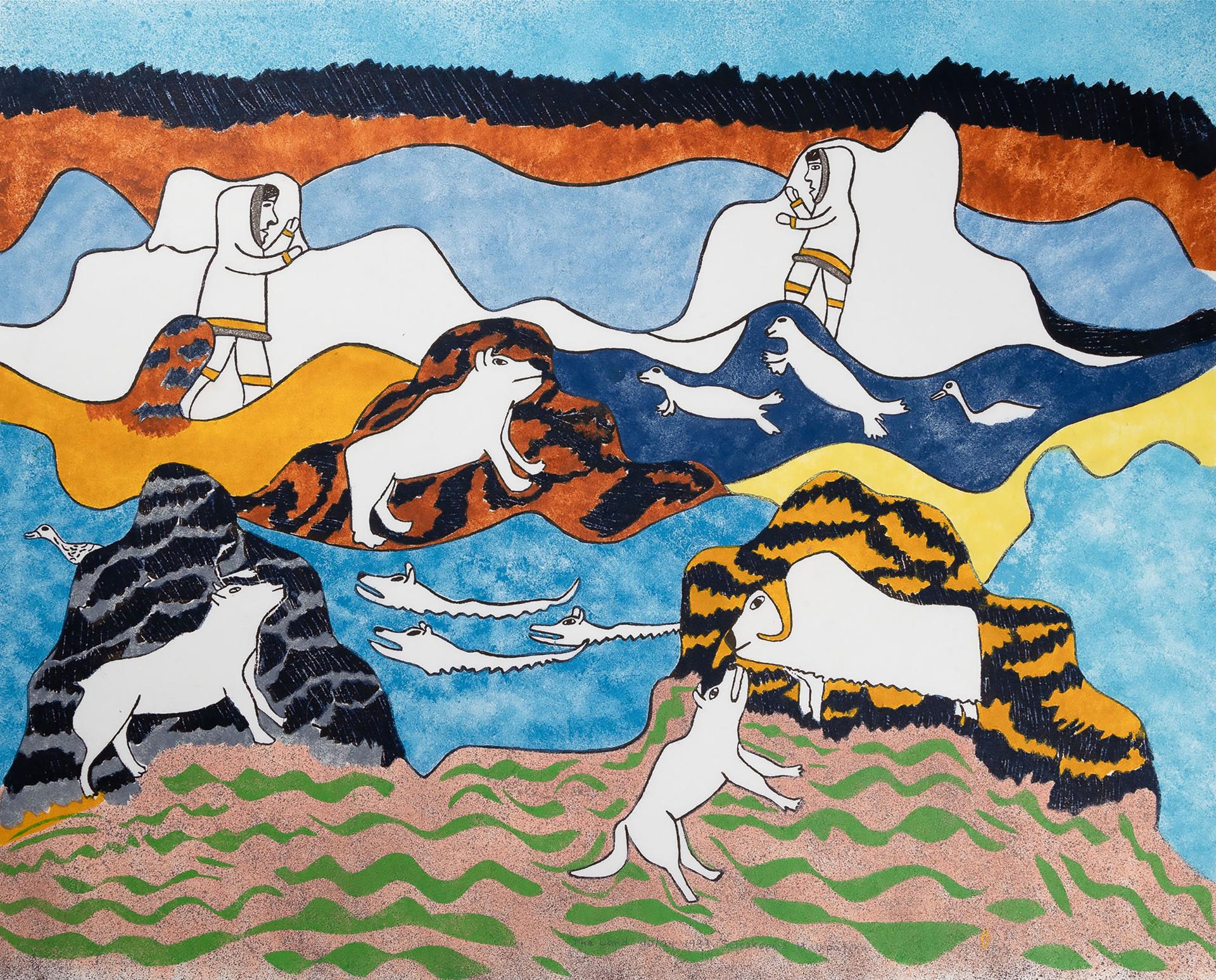Simon Tookoome (1934-2010) - THE LAND, 1983