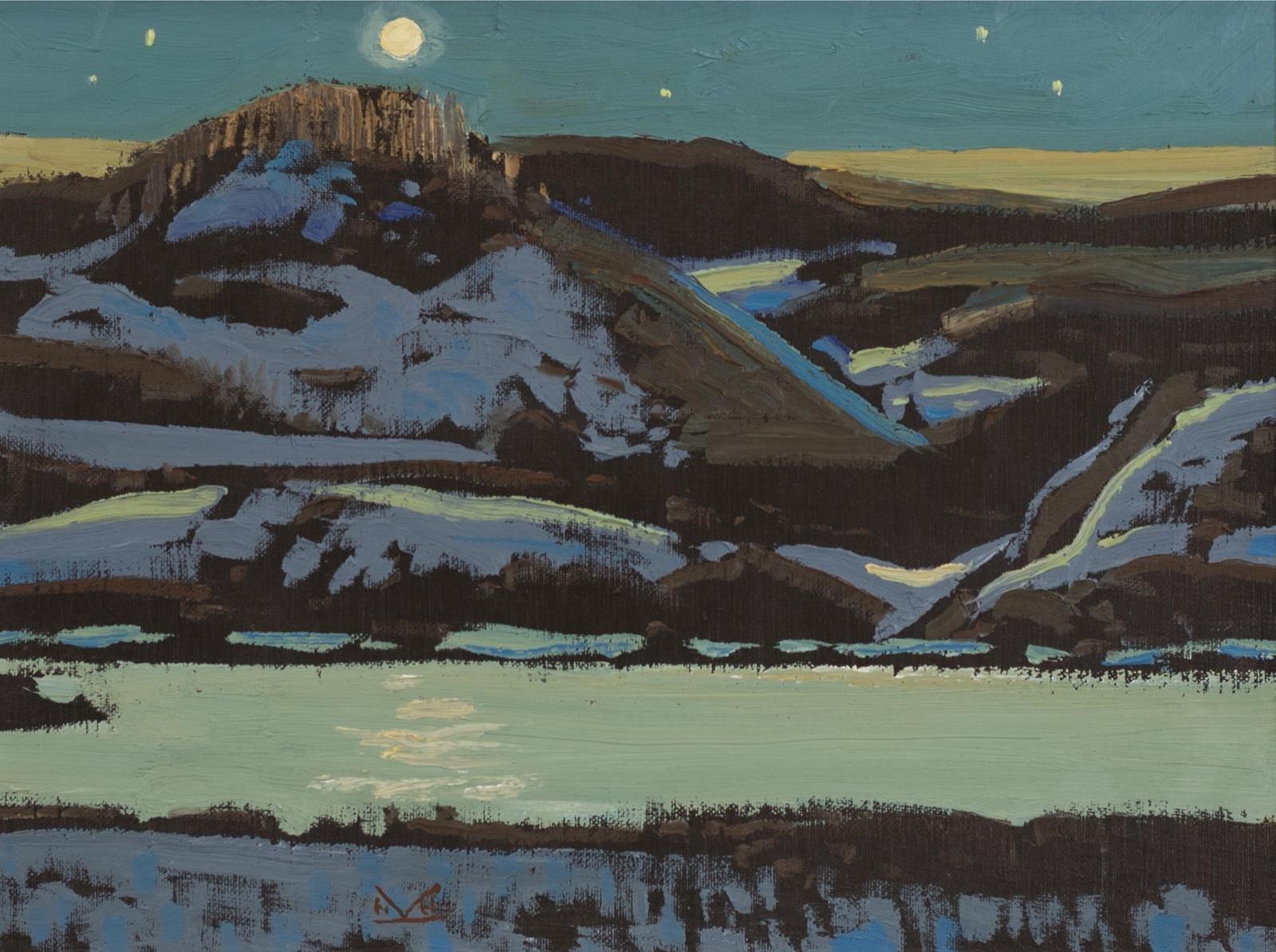 Illingworth Holey (Buck) Kerr (1905-1989) - Little Lake, Turner Valley Road; 1977