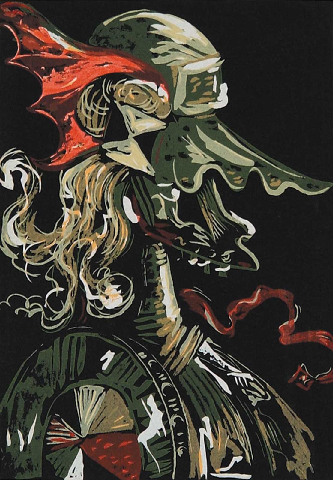 Kurt Seligmann - Untitled - Fantastic Knight