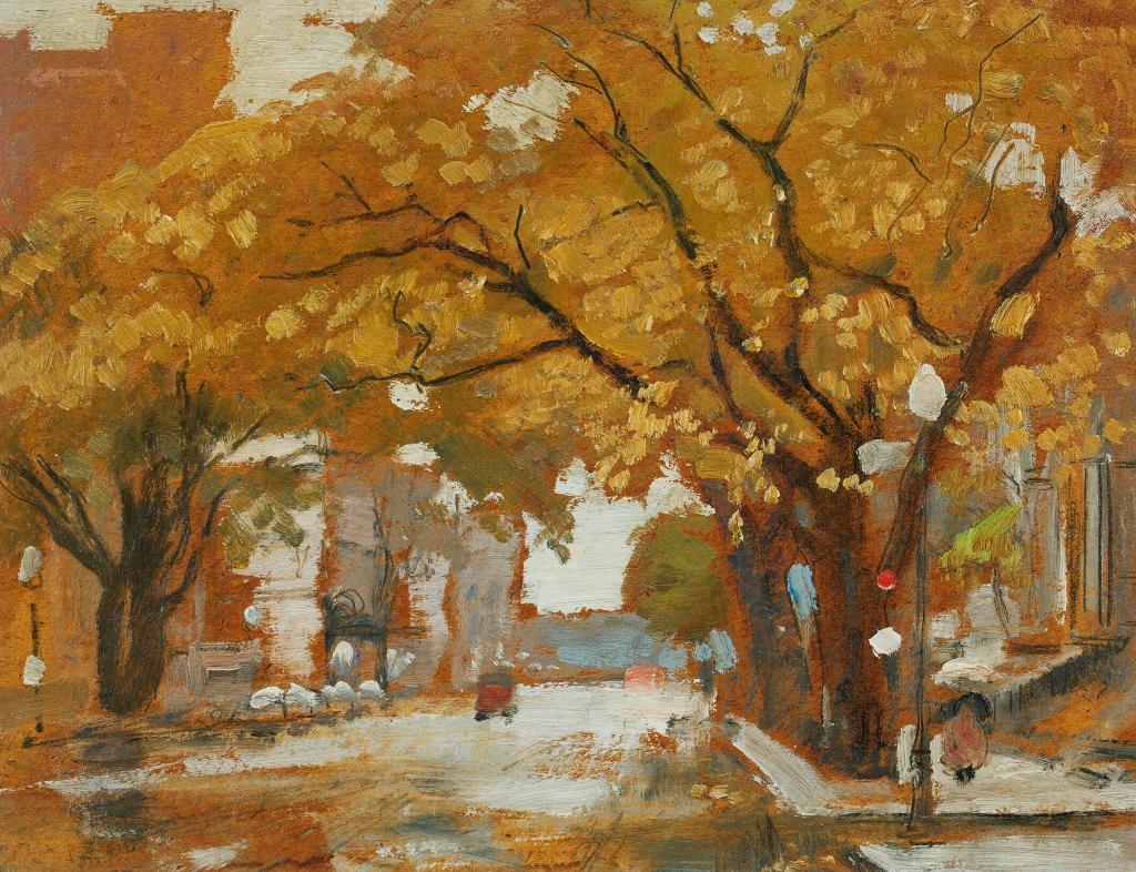 Robert Wakeham Pilot (1898-1967) - Autumn, Sherbrooke St., Montreal