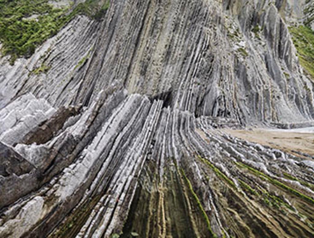 Edward Burtynsky (1955) - Basque Coast #1, UNESCO, Geopark, Zumaia, Spain