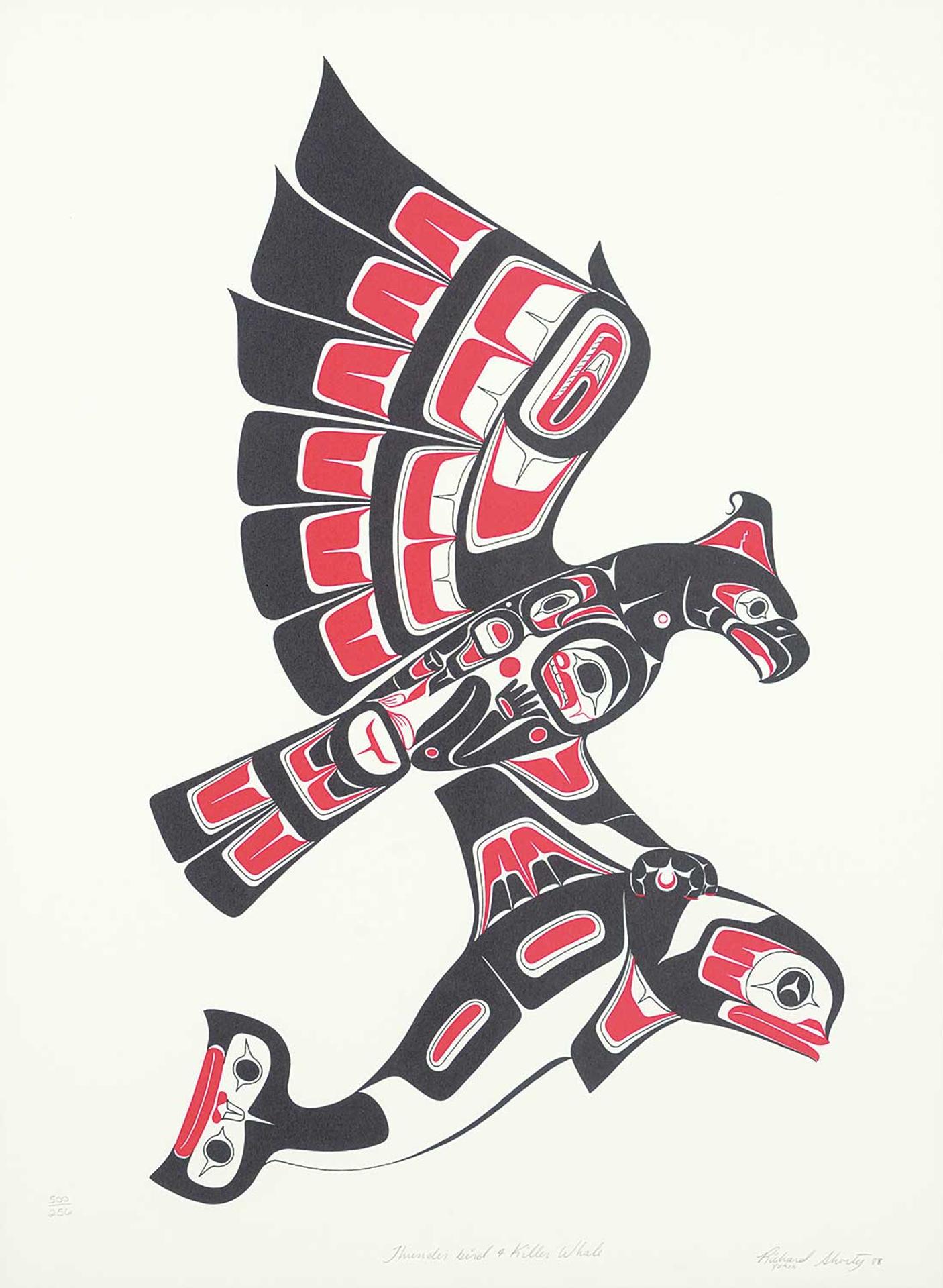 Richard Shorty (1959) - Thunder Bird and Killer Whale #256/500