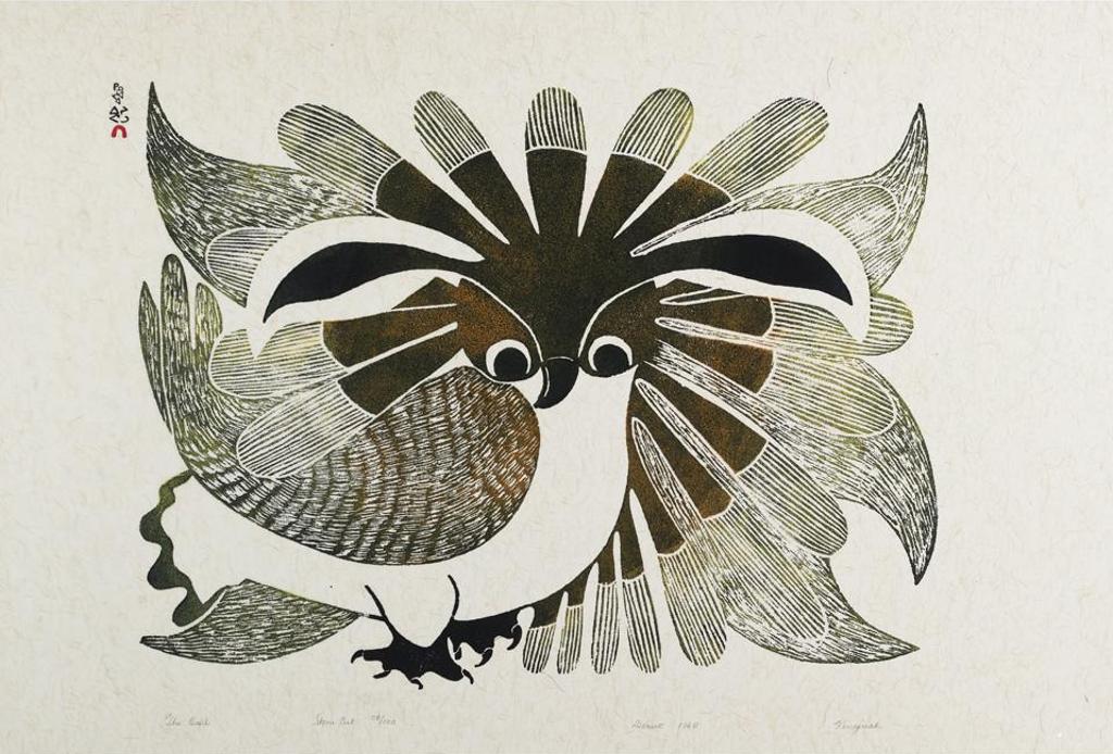 Kenojuak Ashevak (1927-2013) - The Owl