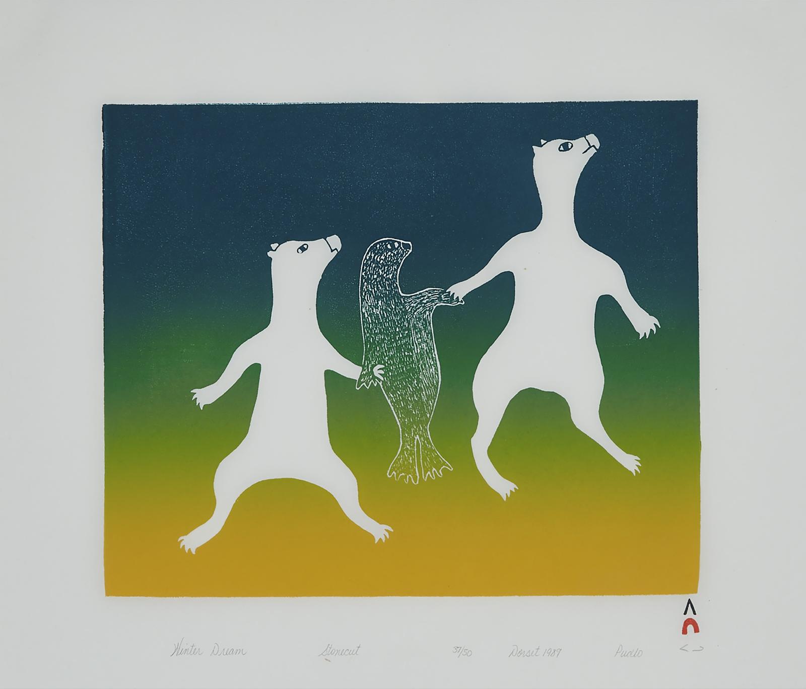 Pudlo Pudlat (1916-1992) - Winter Dream