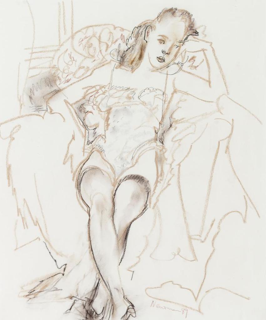John Beatty Newman (1933) - Study For Paris Through The Window