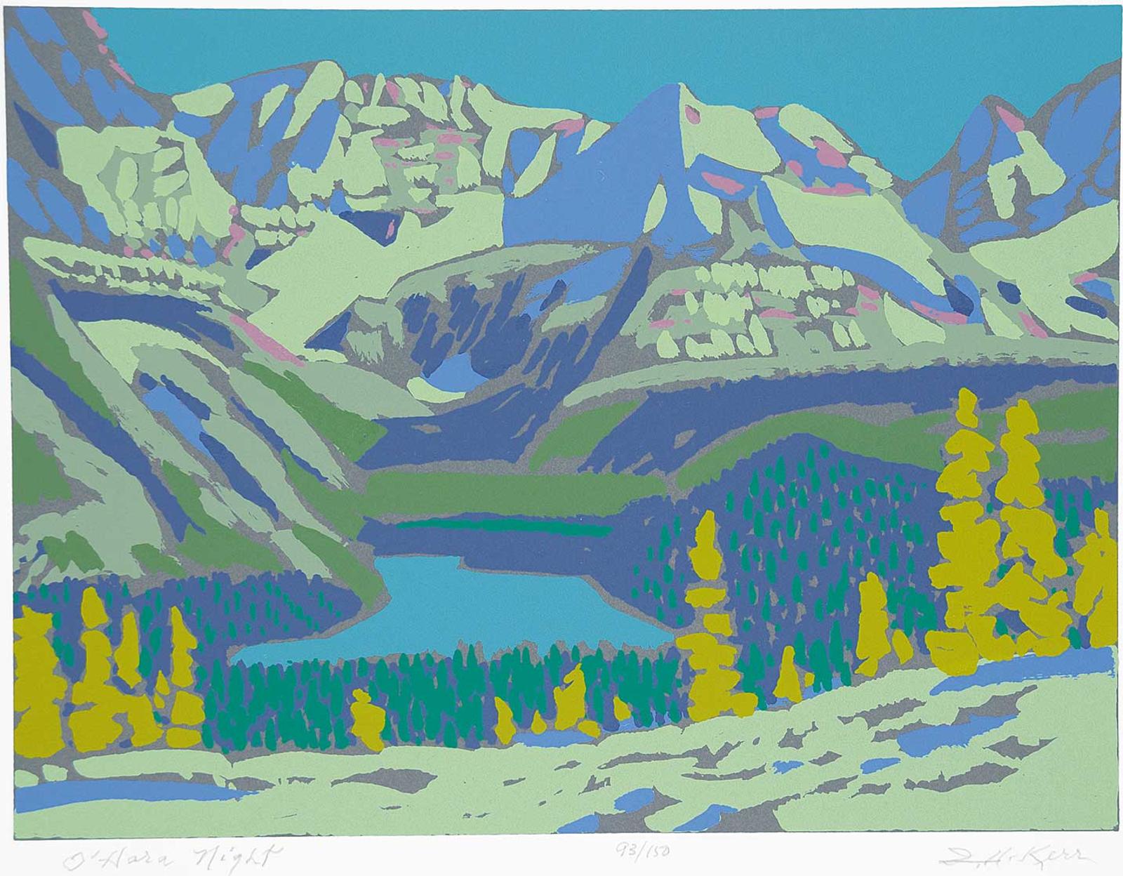 Illingworth Holey (Buck) Kerr (1905-1989) - O'Hara Night  #93/150