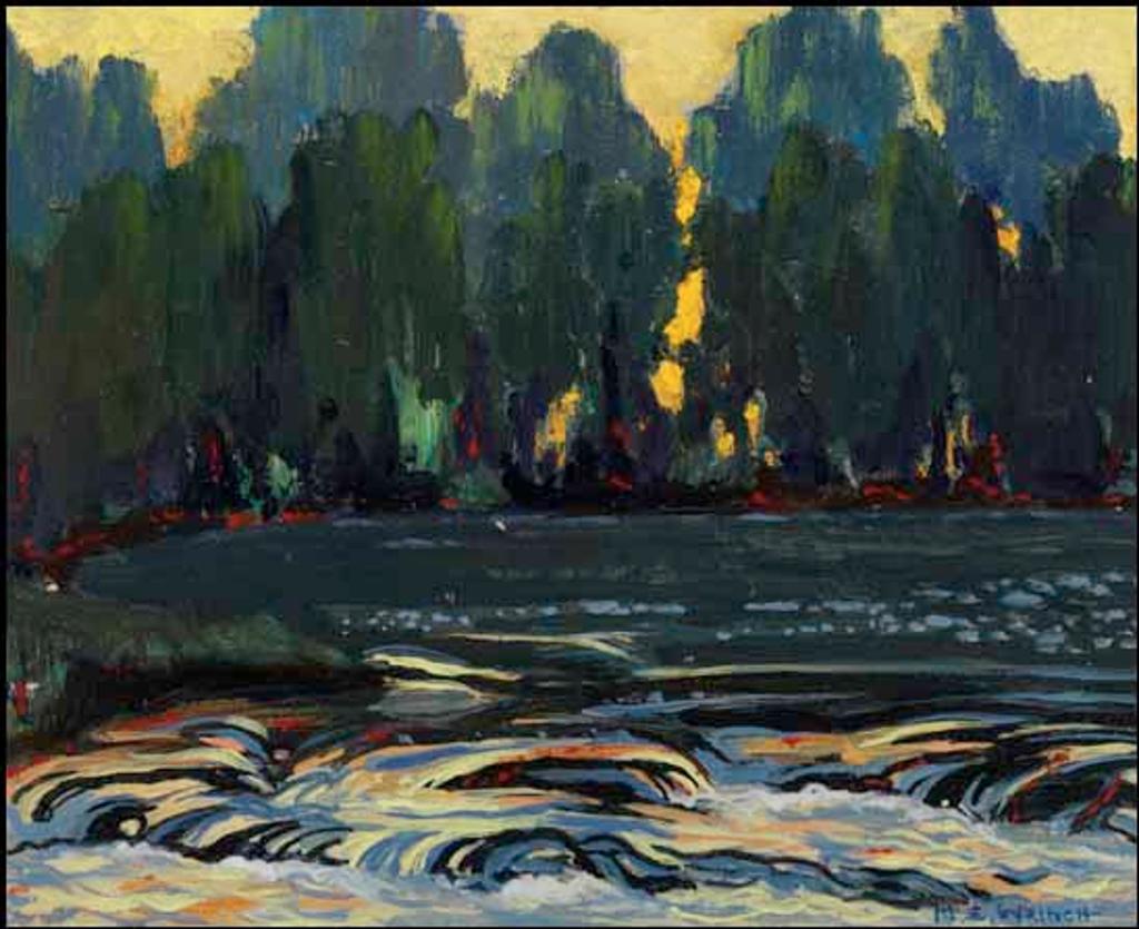 Mary Evelyn Wrinch (1877-1969) - Rushing Water