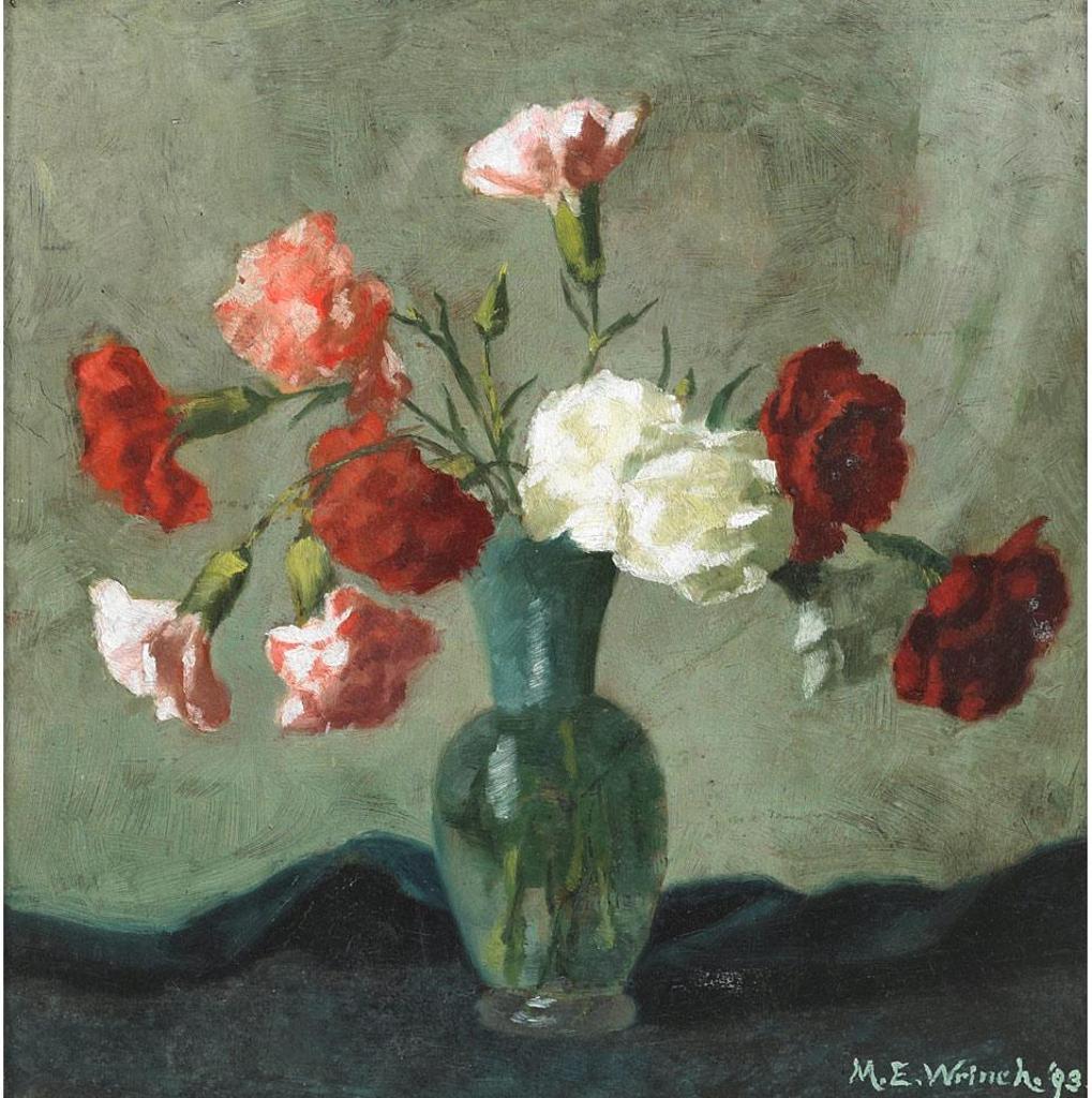 Mary Evelyn Wrinch (1877-1969) - Carnations In A Glass Vase