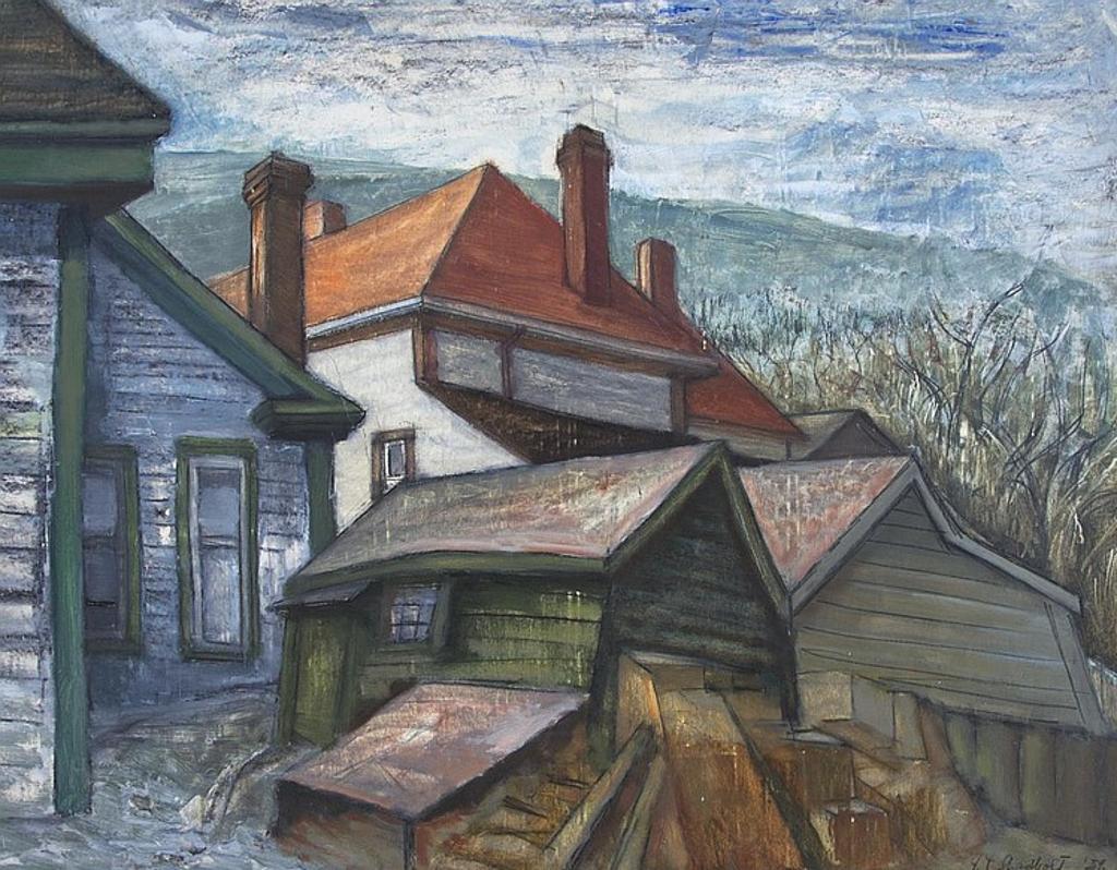 Jack Leaonard Shadbolt (1909-1998) - East Side Houses
