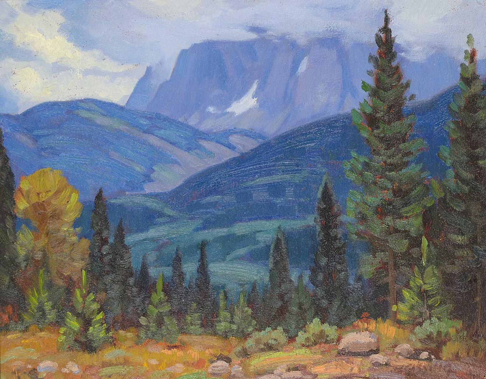 Roland Gissing (1895-1967) - Grey Day in the Mountains