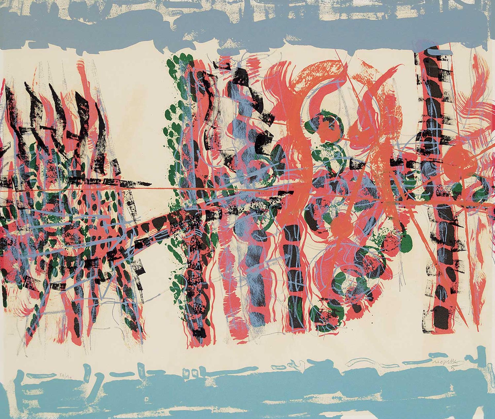 Jean-Paul Riopelle (1923-2002) - Le Couchant  #84/90