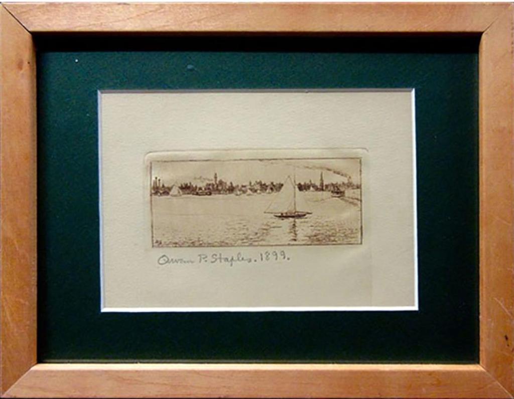 Owen B. Staples (1866-1949) - Toronto From The Lake