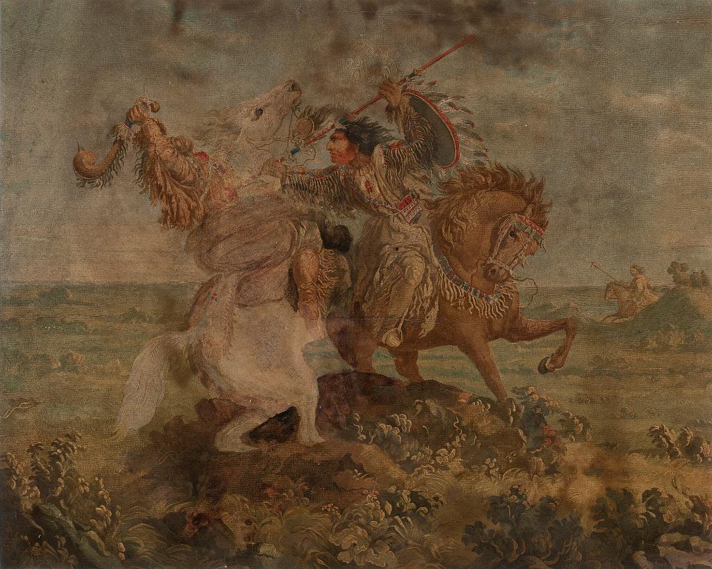 Paul Kane (1810-1871) - The Death Of Omoxesisixany Or Big Snake