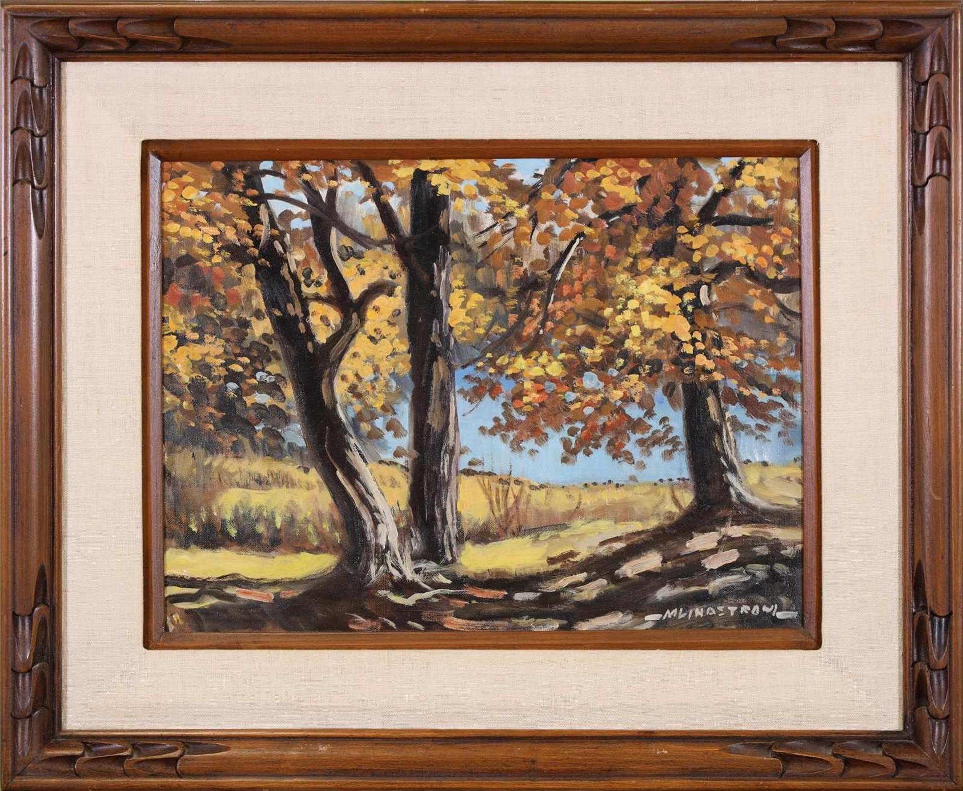 Matt Lindstrom (1890-1975) - Touch of Fall