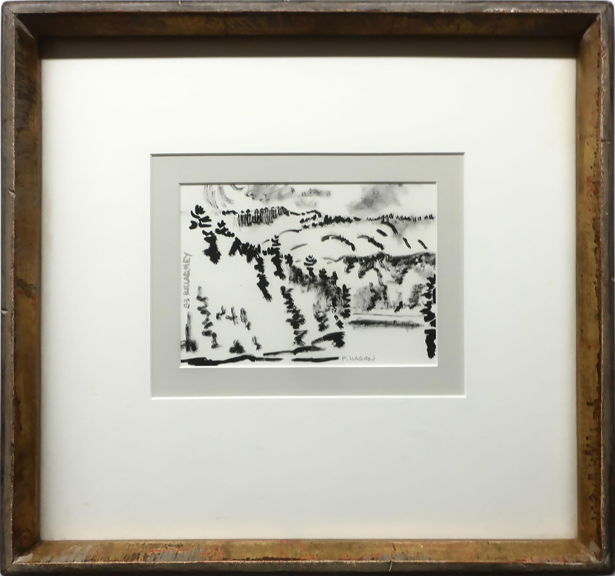 Frederick Hagan (1918-2003) - Lake, Shore, Hills -  Killarney