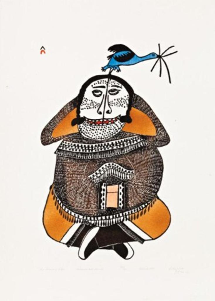 Pitseolak Ashoona (1904-1983) - Shamans Wife, 1980 #42