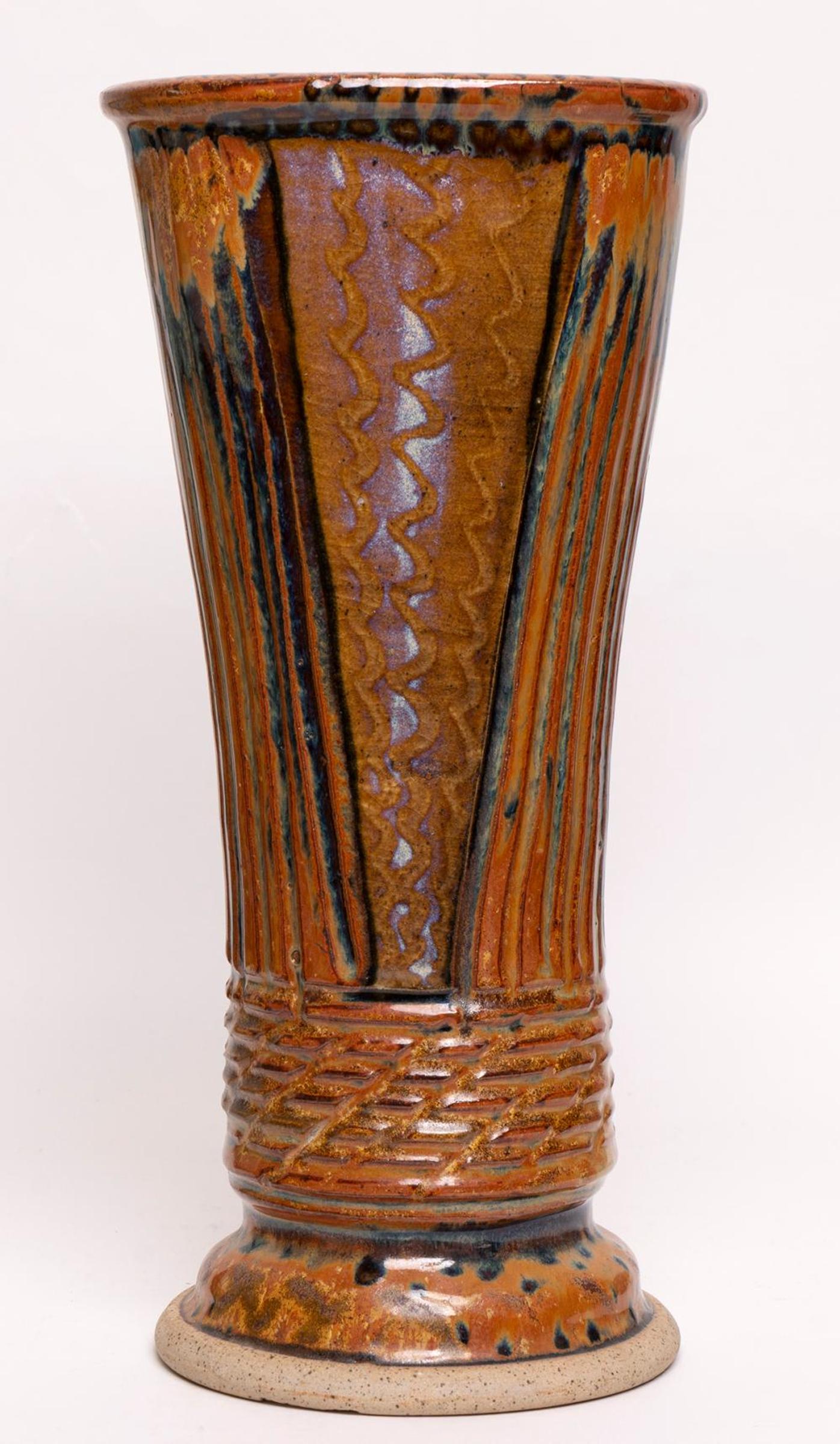 Mel Bolen (1947-2024) - Tall Brown Vase