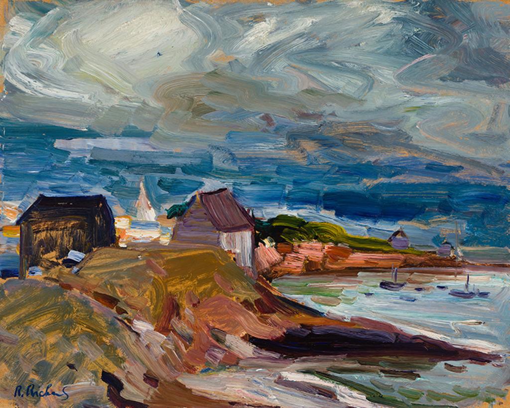 René Jean Richard (1895-1982) - Sur le bord de la mer, près de Coin-du-Banc, Gaspésie