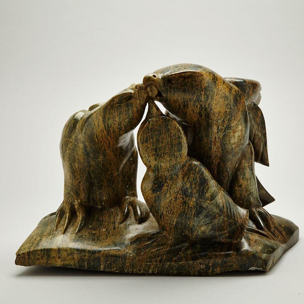Kiawak (Kiugak) Ashoona (1933-2014) - Falcon Family