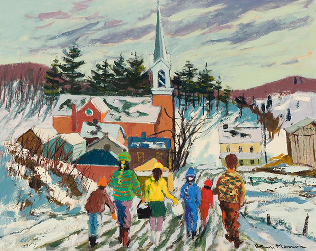 Henri Leopold Masson (1907-1996) - Home from School, Perkins, Que.