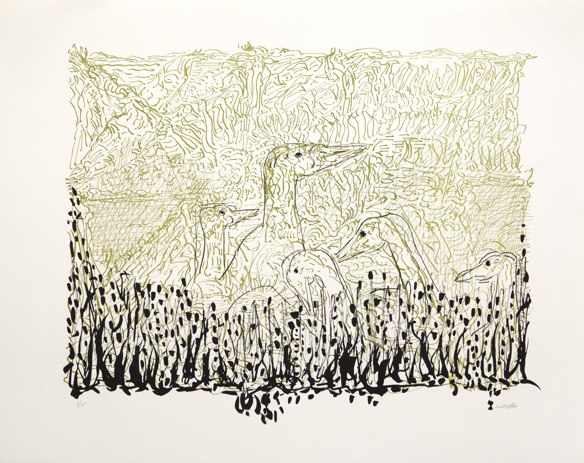 Jean-Paul Riopelle (1923-2002) - Le Guêt, 1981