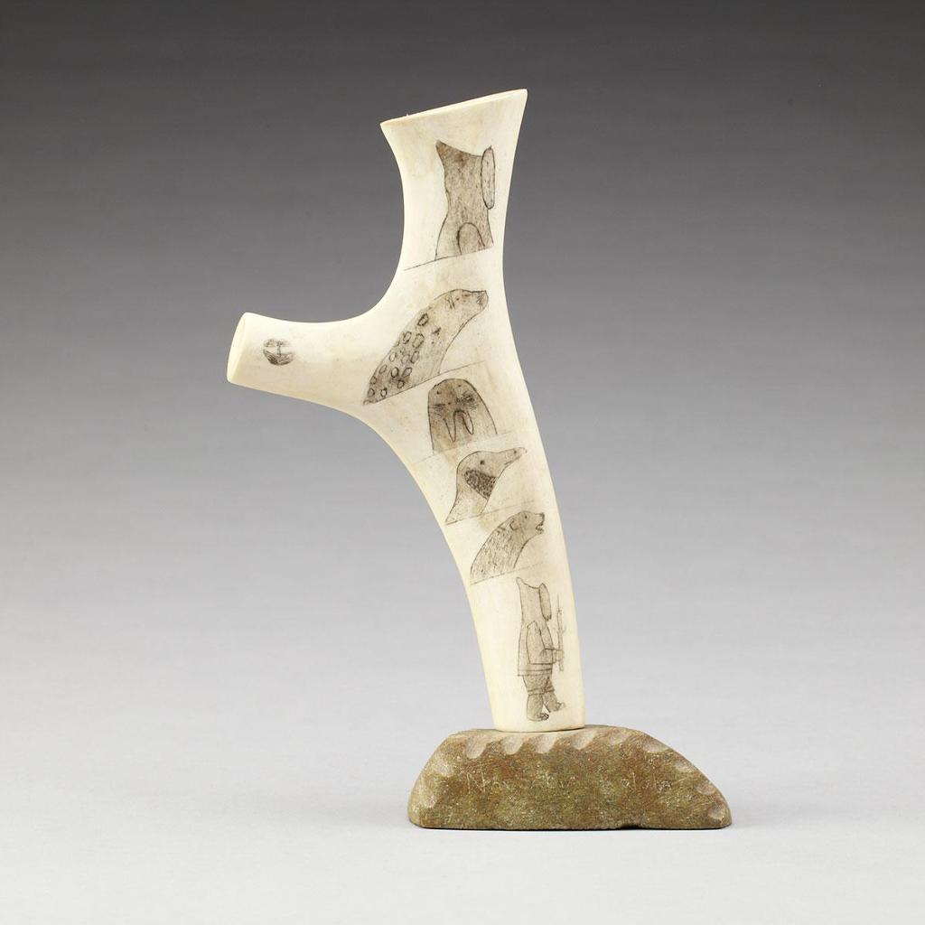 Novoalia Kolola (1957) - Etched Antler On Base