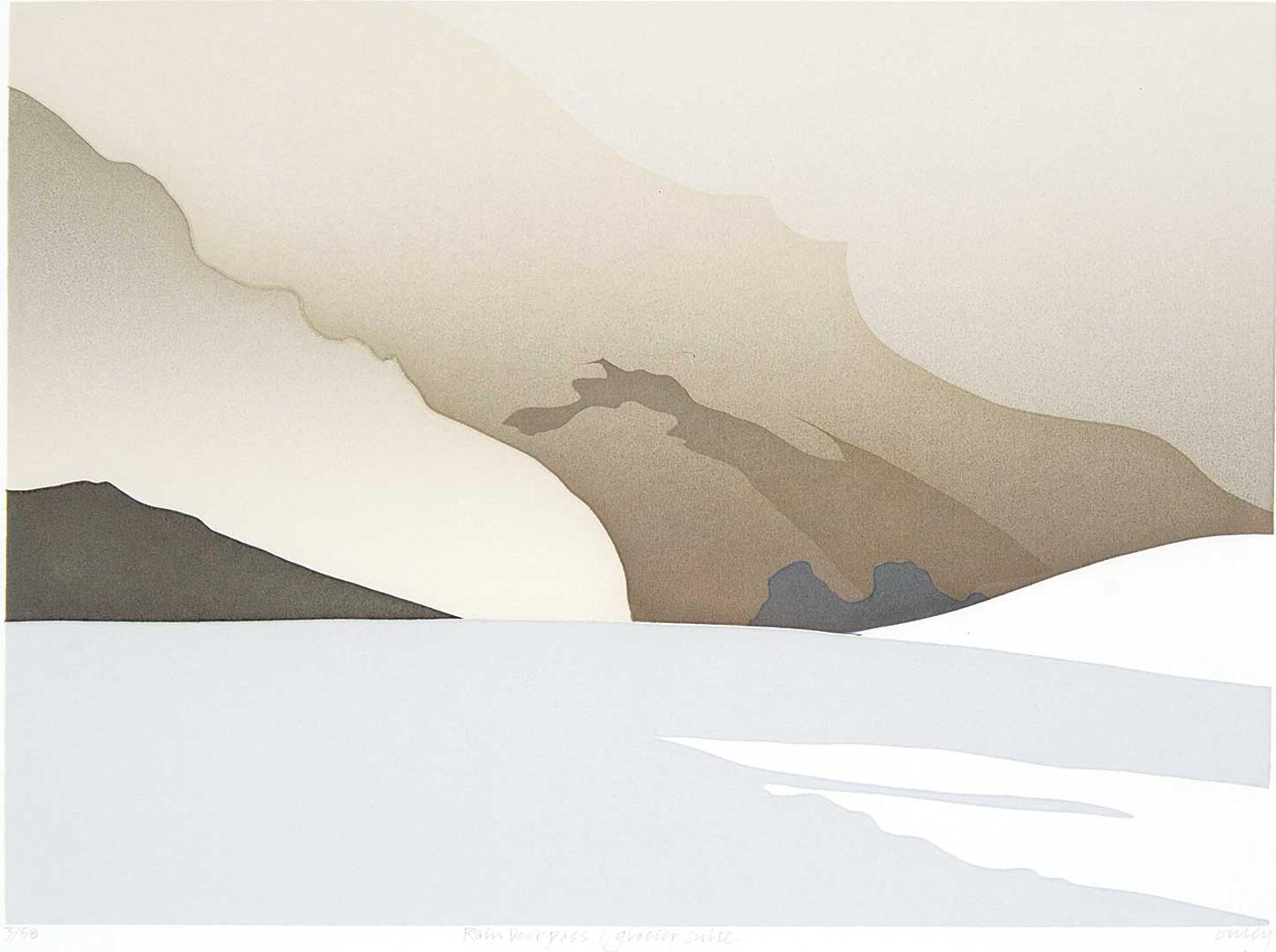 Norman Anthony (Toni) Onley (1928-2004) - Rain Door Pass / Glacier Suite  #3/50