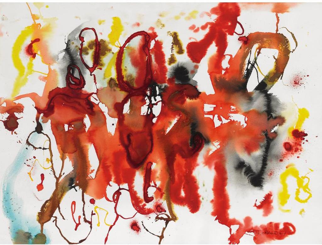 Willam Smith Ronald (1926-1998) - Red Abstraction