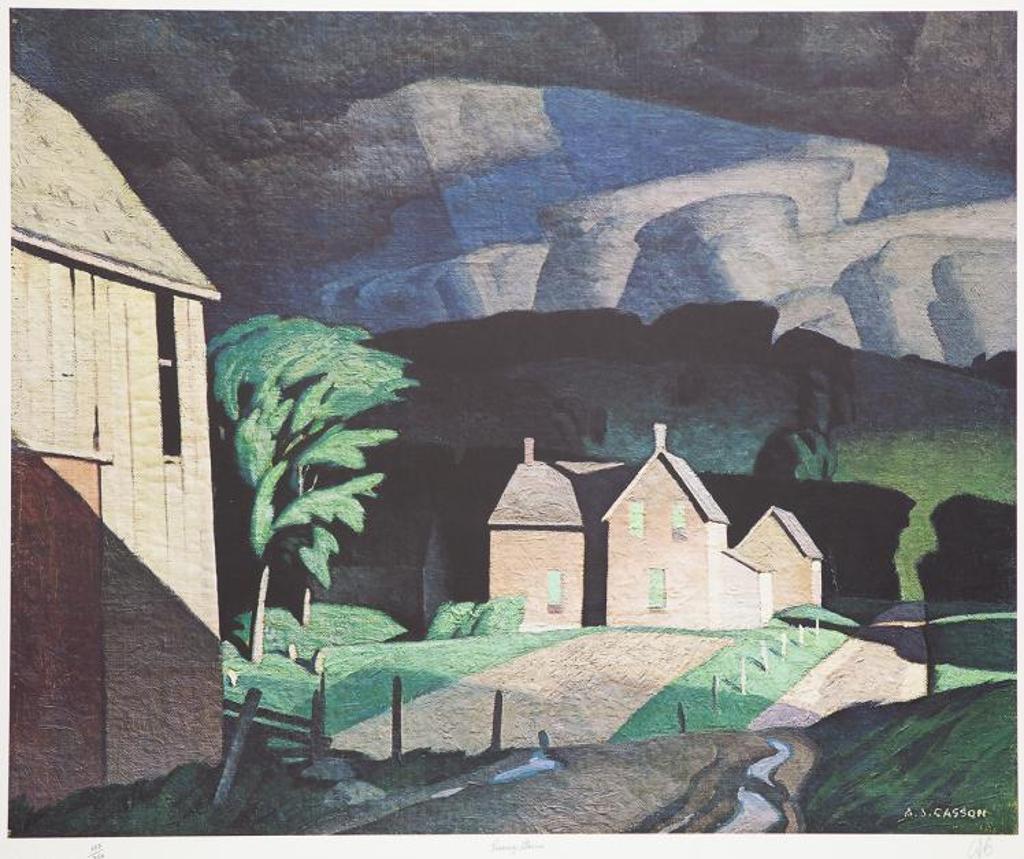 Alfred Joseph (A.J.) Casson (1898-1992) - Passing Storm