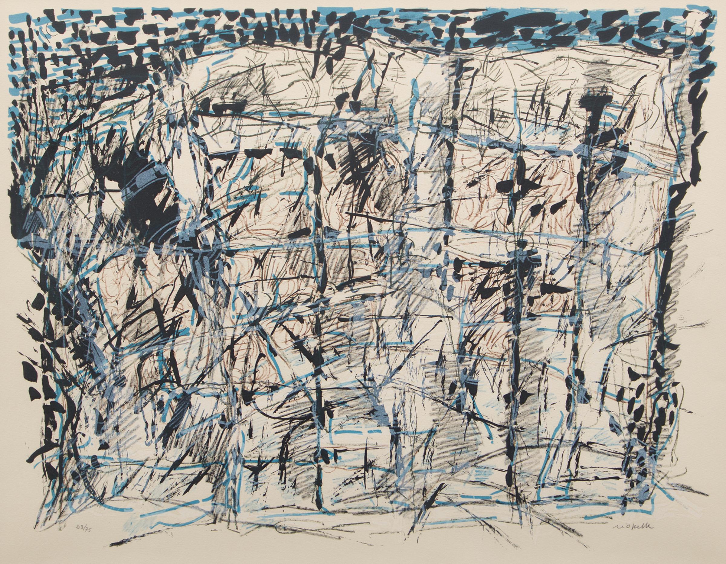 Jean-Paul Riopelle (1923-2002) - Au pays des carcajous, 1976