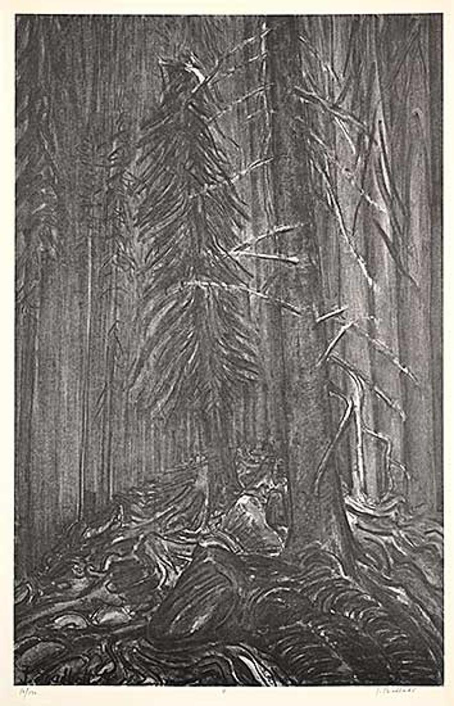 Jack Leaonard Shadbolt (1909-1998) - The Hornby Suite [Homage to Emily Carr] #4 #80/150