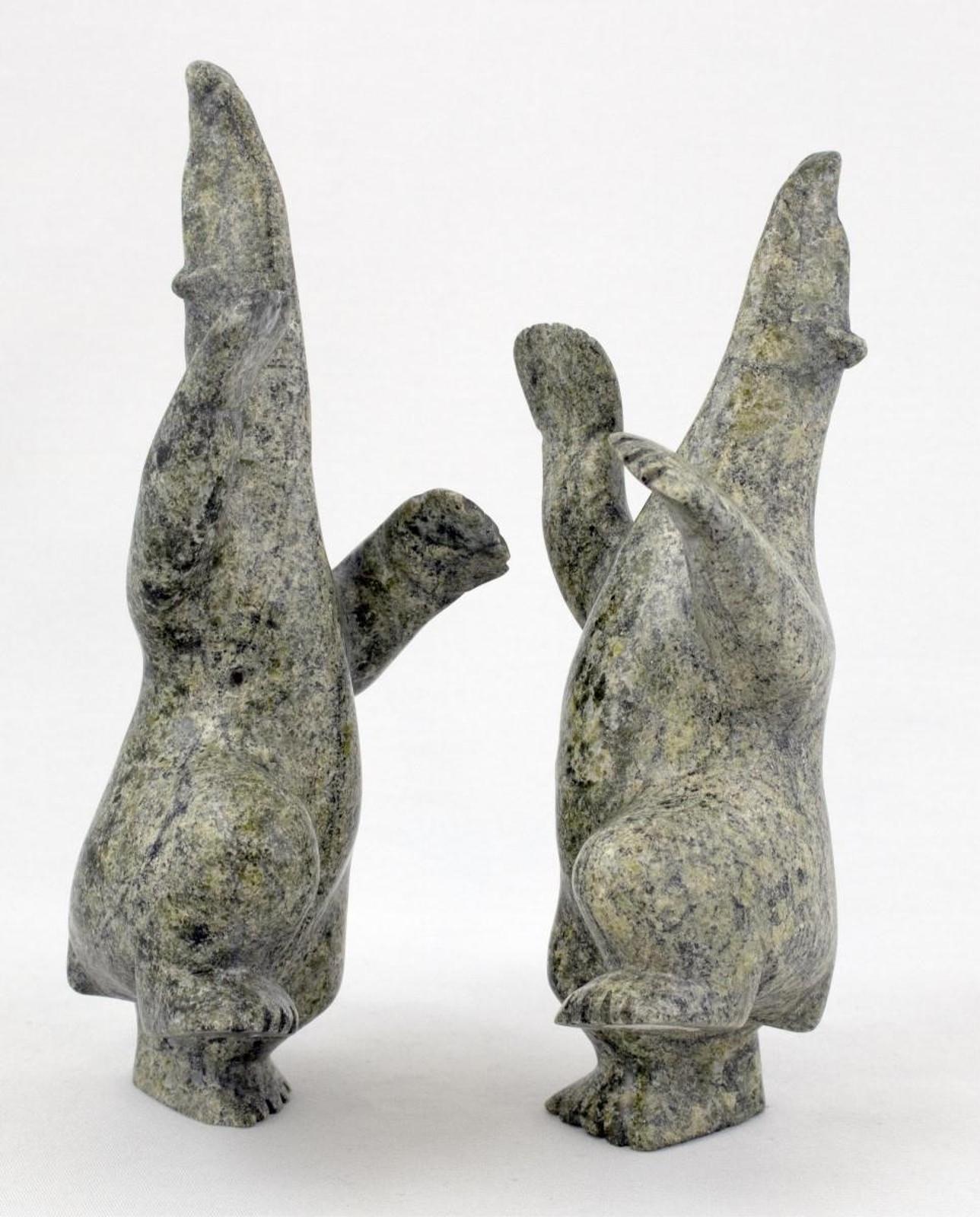Nujaliaq Pootoogook (1971) - Dancing Bear #1 / Dancing Bear #2