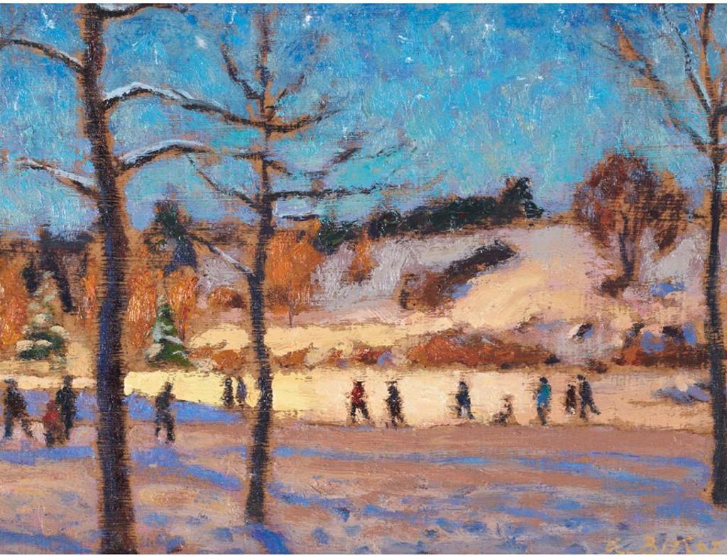 Antoine Bittar (1957) - Evening Skating