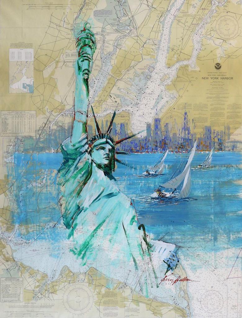 Kerry Hallam (1937) - New York Harbour