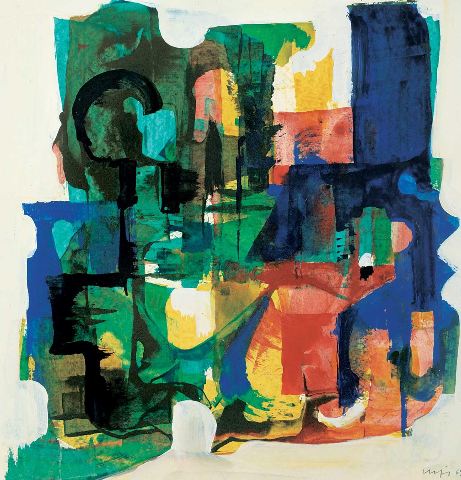 Willi [Willy] Ulfig - Untitled - Colourful Neighbourhood