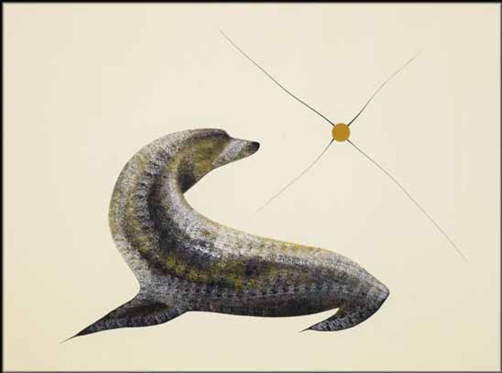 Benjamin Chee Chee (1944-1977) - Seal and Sun