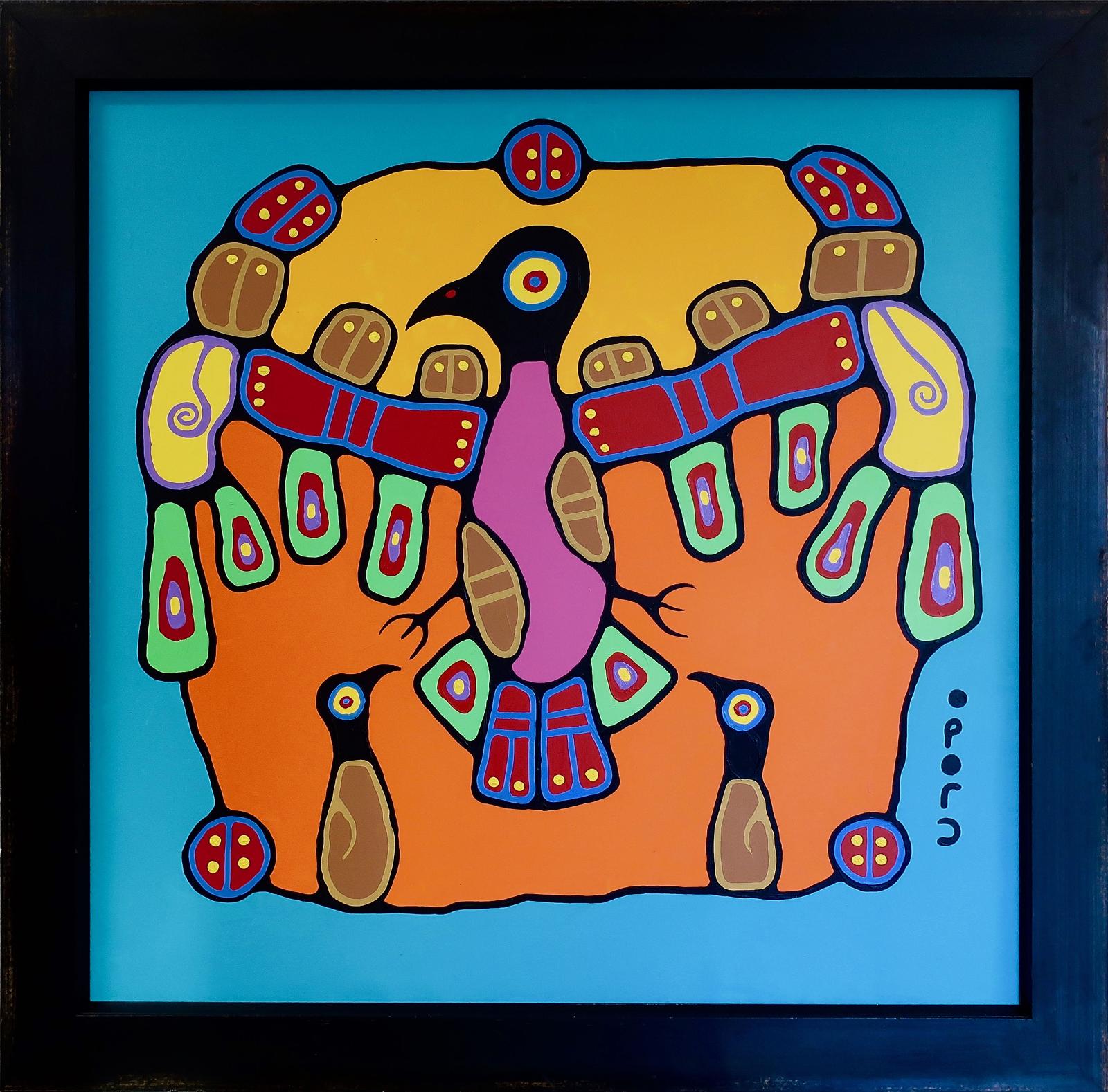 Christian Morrisseau (1969) - Copper Thunderbird And Grand Children Joshim & Kyle