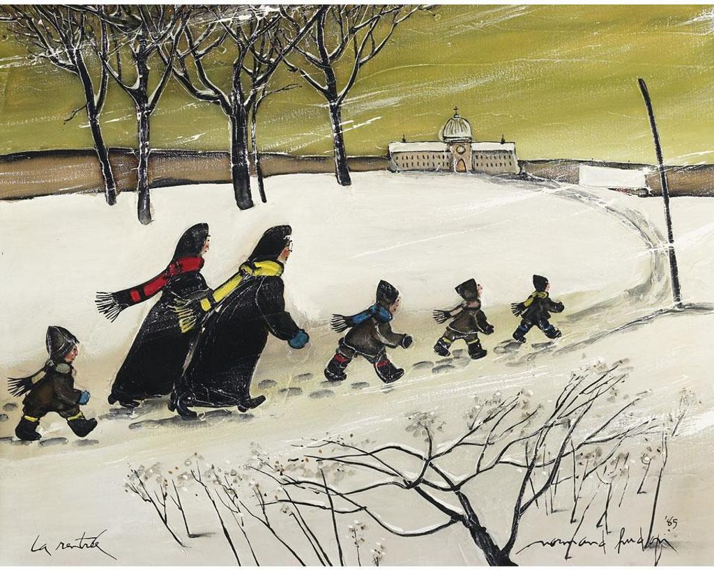 Normand Hudon (1929-1997) - La Rentree