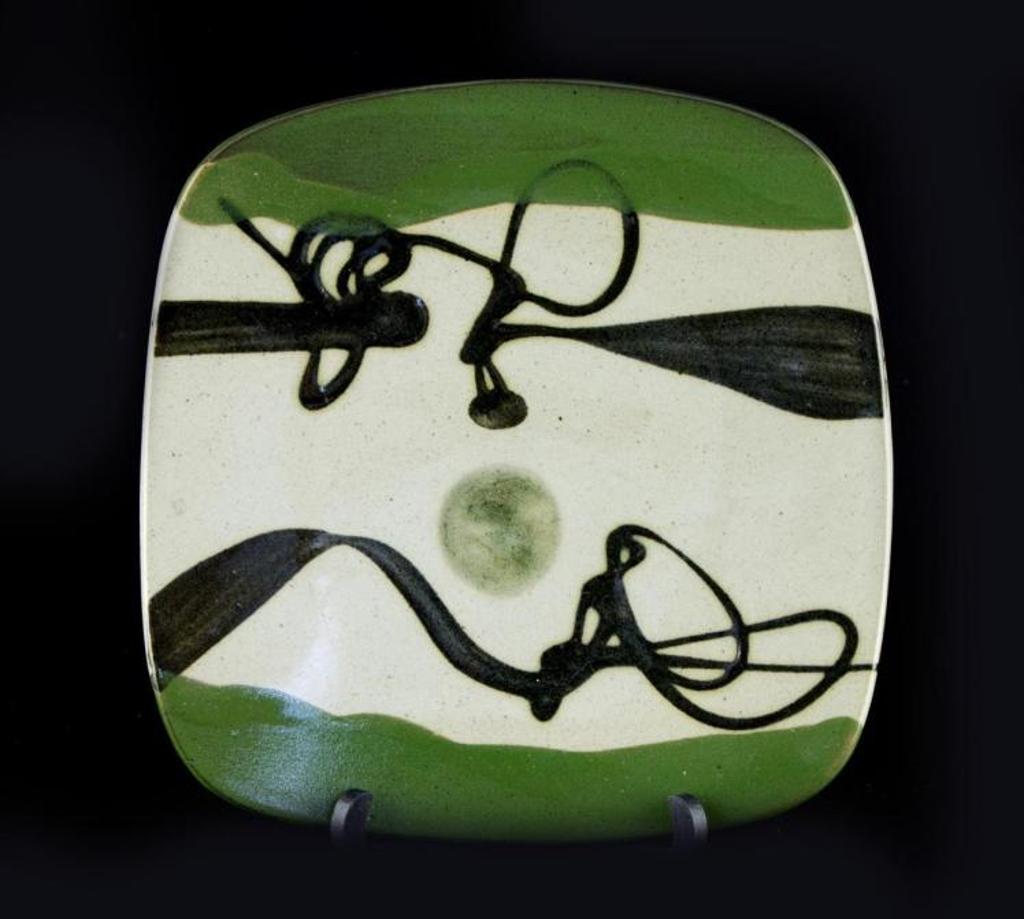 Wayne G. Ngan (1937-2020) - a square footed slab plate
