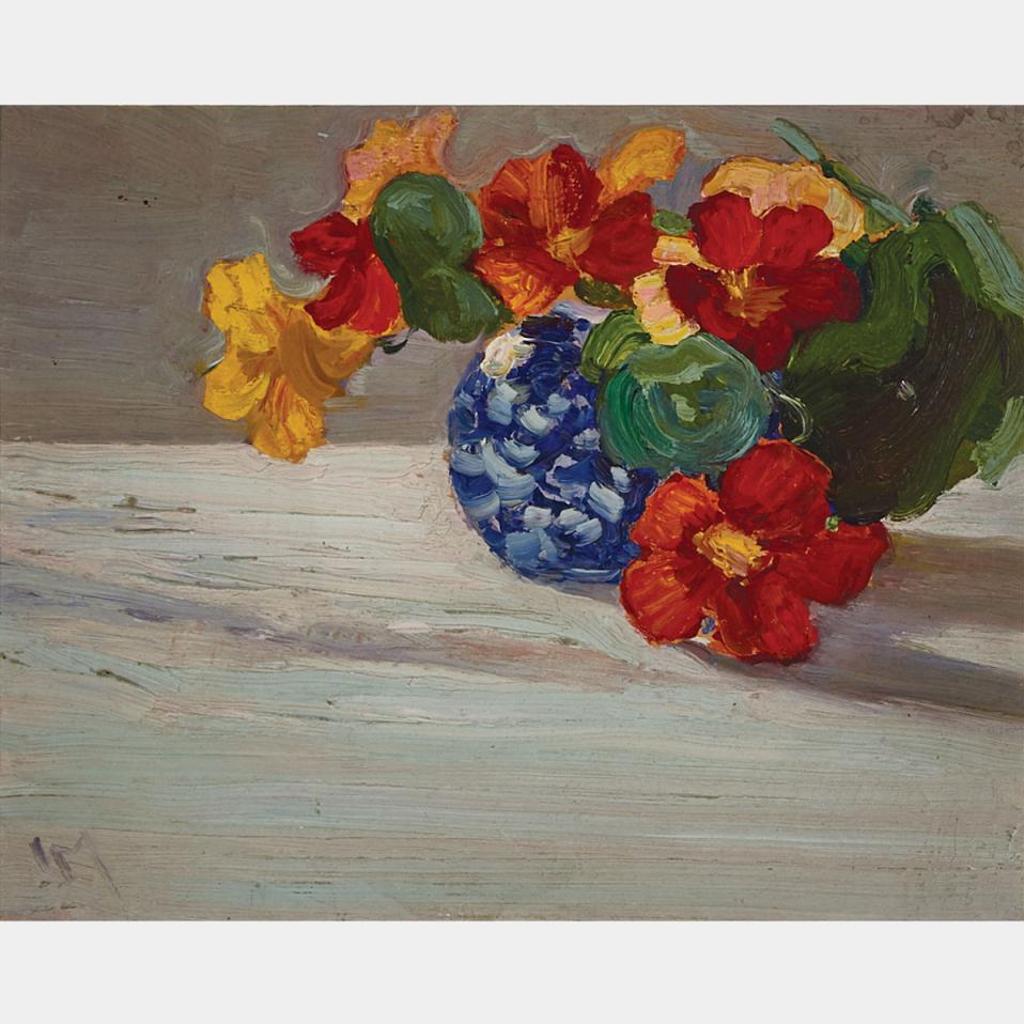 James Edward Hervey (J.E.H.) MacDonald (1873-1932) - Nasturtiums